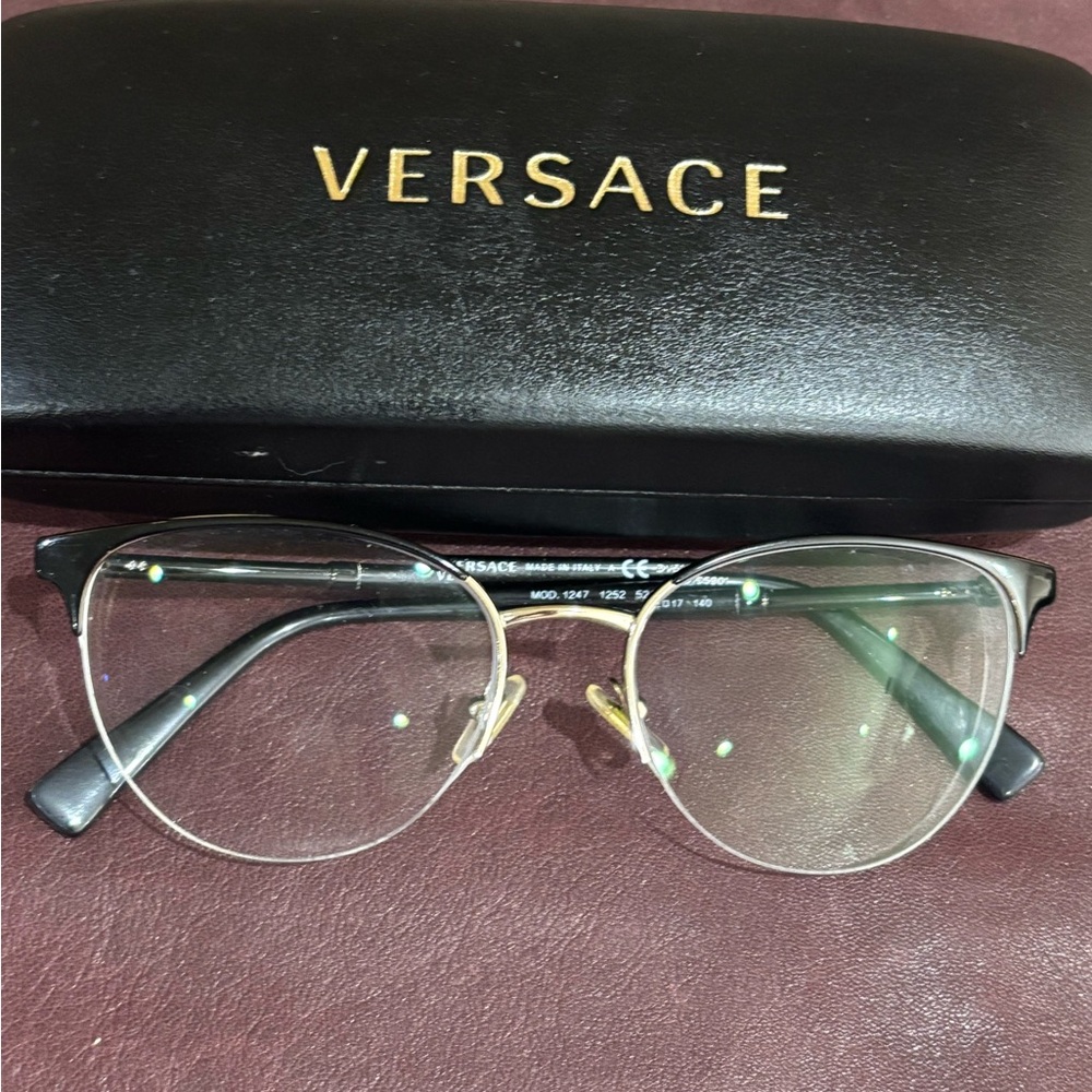 Versace glasses with case